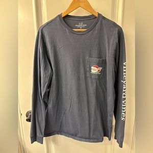 Men’s Vineyard Vines Long Sleeve Shirt | Size M | Christmas
